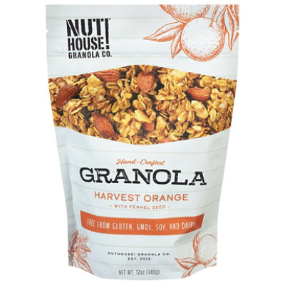 Nuthouse Granola Orange Harvest - 12 OZ - Image 3