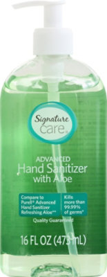 Signature Select/Care Hand Sanitizer With Aloe - 16 Fl. Oz. - Image 2