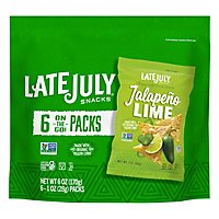 Late July Jalapeno Lime Clasico Tortilla Chips - 1 OZ - Image 3