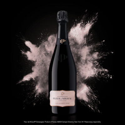 Fleur De Miravel Rose Champagne Wine - 750 ML - Image 2