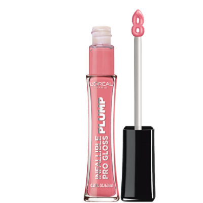 L'Oreal Paris Infallible Pro Gloss Hyaluronic Acid Blossom Plump Lip Gloss - 0.21 Oz - Image 1