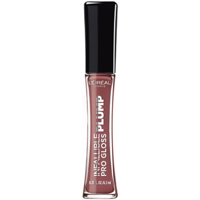 L'Oreal Paris Infallible Pro Gloss Plump Lip Gloss with Hyaluronic Acid Moonlit Rose - 0.21 Fl. Oz. - Image 1