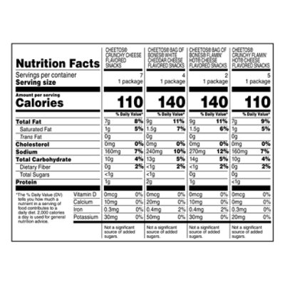 CHEETOS Cheese Flavored Snacks Variety - 13.05 Oz - Image 4