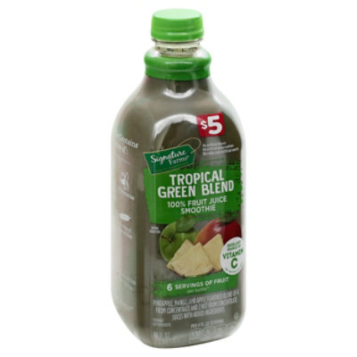 Signature Farms Smoothie Tropical Green - 48 FL. OZ.