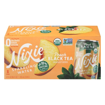 Nixie Sparkling Water Peach Black Tea - 96 FZ - Image 3