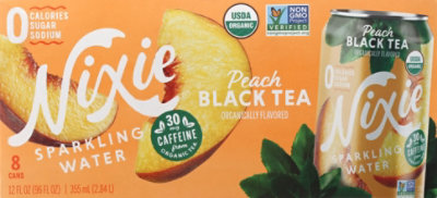 Nixie Sparkling Water Peach Black Tea - 96 FZ - Image 2