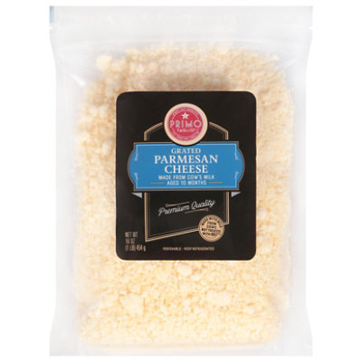 Primo Taglio Cheese Parmesan Grated Bag - 16 OZ - Image 4