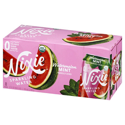 Nixie Sparkling Water Watermelon Mint - 8-12 Oz - Image 8