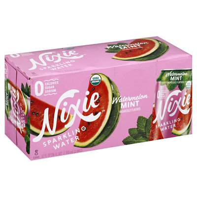 Nixie Sparkling Water Watermelon Mint - 8-12 Oz