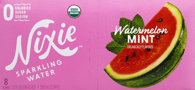 Nixie Sparkling Water Watermelon Mint - 8-12 Oz - Image 5