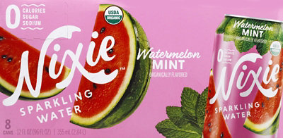 Nixie Sparkling Water Watermelon Mint - 8-12 Oz - Image 6