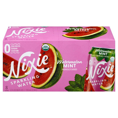Nixie Sparkling Water Watermelon Mint - 8-12 Oz - Image 3
