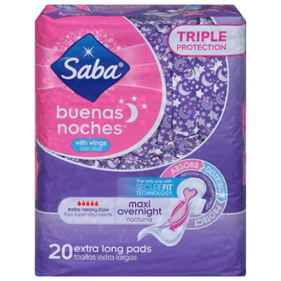 saba Amazon.com: Saba Intima Regular Maxi Pads with Wings | Fast