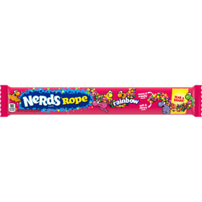 NERDS Crunchy and Gummy Rope Rainbow Candy - 0.92 Oz - Image 2