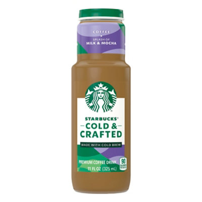 Starbucks Cold & Crafted Premium Coffee Drink Coffee Splash Of Milk & Mocha - 11 FZ - Image 2