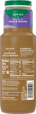 Starbucks Cold & Crafted Premium Coffee Drink Coffee Splash Of Milk & Mocha - 11 FZ - Image 5