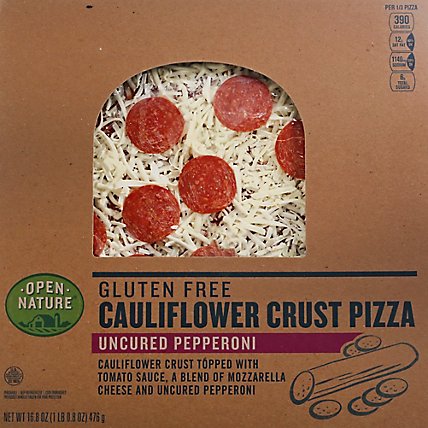 Open Nature Cauliflower Crust Pepperoni Pizza - 16.8 OZ - Image 2