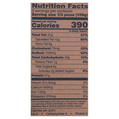 Open Nature Cauliflower Crust Pepperoni Pizza - 16.8 OZ - Image 4