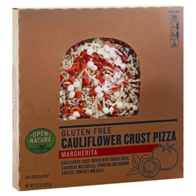 Open Nature Cauliflower Crust Margherita Pizza - 15.2 OZ