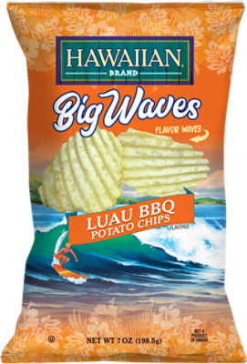 Haw Big Waves Luau Bbq Chip - 7 OZ - Image 2