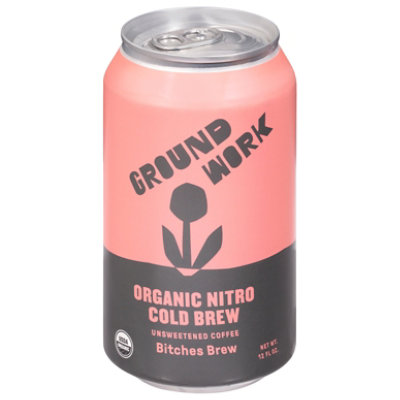 Groundwork Coffee Bitches Brew Nitro Rtd Cold Brew - 12 OZ - Image 1