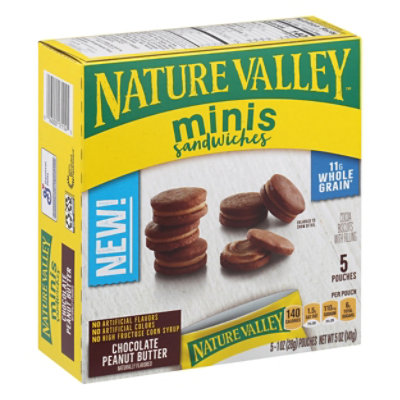Nature Valley Mini Chocolate Peanut Butter Sandwiches - 5 OZ