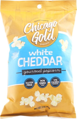 Chicago Gold Popcorn White Cheddar Popcorn - 85.05 GR - Image 2