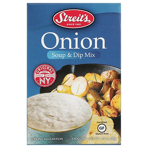 Streits Onion Soup And Dip Mix - 2.75 OZ