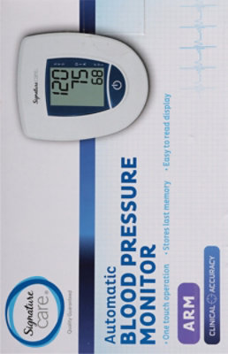 Signature Select/Care Blood Pressure Monitor Arm Advcd - EA - Image 4