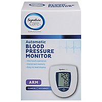 Signature Care Blood Pressure Monitor Arm Advcd - EA - Image 1