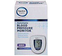 Signature Care Blood Pressure Monitor Arm Advcd - EA