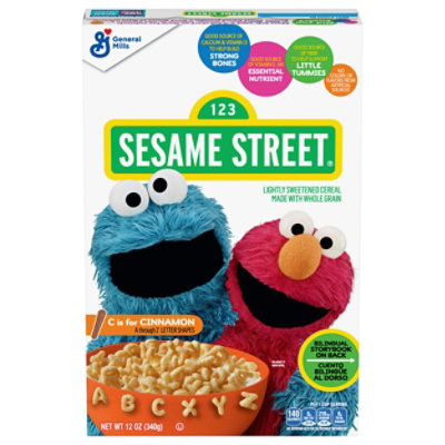 General Mills Sesame Street Cinnamon Cereal - 12 OZ