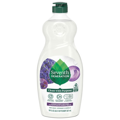 Seventh Generation Lavender & Mint Liquid Dish Soap - 19 FZ - Image 1