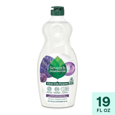 Seventh Generation Lavender & Mint Liquid Dish Soap - 19 FZ - Image 2