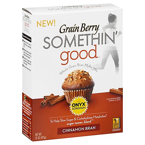 Grain Berry Cinnamon Bran Muffin Mix - 15 OZ