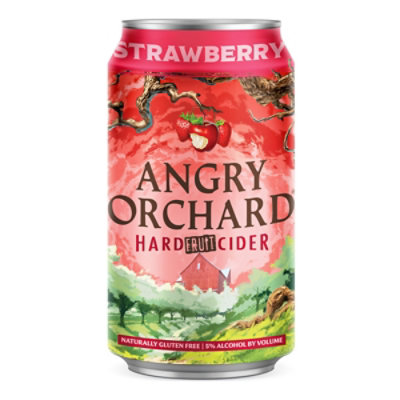 Angry Orchard Strawberry In Cans - 6-12 FZ - Image 2