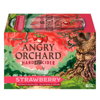 Angry Orchard Strawberry In Cans - 6-12 FZ - Image 3