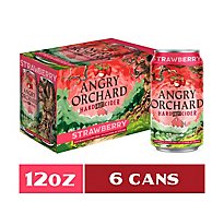 Angry Orchard Strawberry In Cans - 6-12 FZ