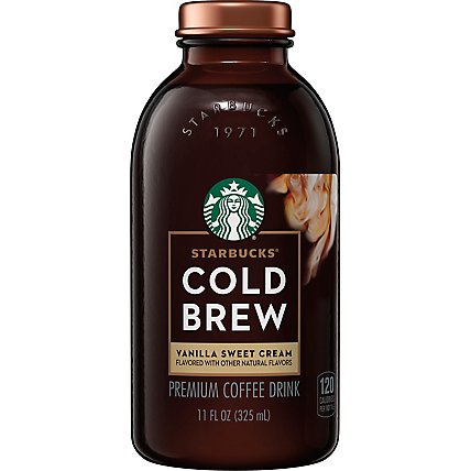 Starbucks Cold Brew Premium Coffee Drink Vanilla Sweet Cream Flavored 11 Fl - 11 FZ - Image 2