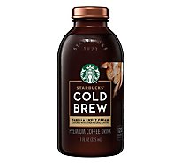 Starbucks Cold Brew Premium Coffee Drink Vanilla Sweet Cream Flavored 11 Fl - 11 FZ