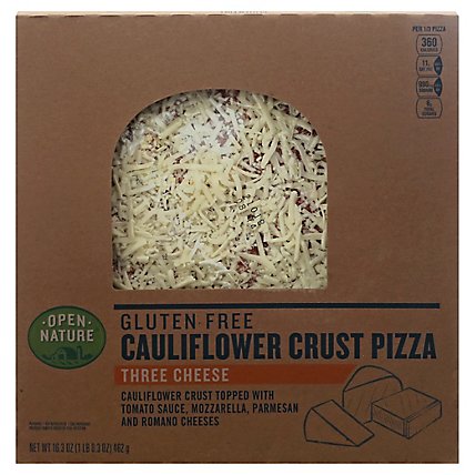 Open Nature Cauliflwr Crust 3 Cheese Pizza - 16.3 OZ - Image 3