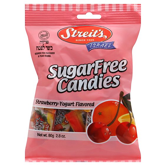 Streits Candy Hard Sf Strawberry - 2.8 OZ