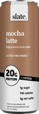 Slate Espresso Choc Milk Lactose Free - 11 OZ - Image 1