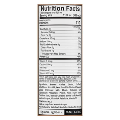 Slate Espresso Choc Milk Lactose Free - 11 OZ - Image 3