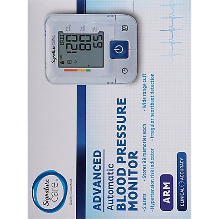 Signature Care Blood Pressure Monitor Arm Auto - EA - Image 4