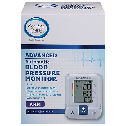 Signature Care Blood Pressure Monitor Arm Auto - EA - Image 2