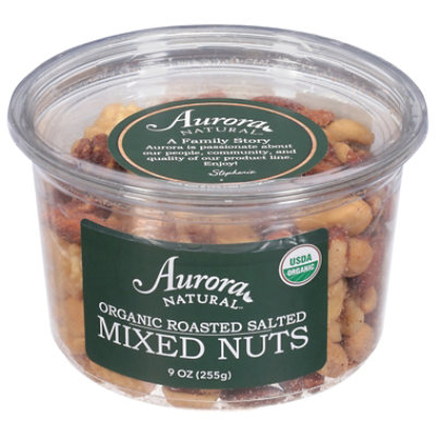 Mixed Nuts Roasted Salted Organic - 8.17 OZ - Image 1