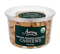 Aurora Organic Cashew Unsalted - 9 OZ