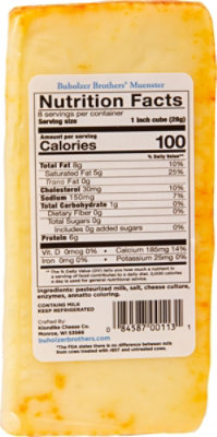 Buholzer Brothers Muenster Cheese - 8 OZ - Image 6