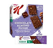 Special K Snack Bars Keto Friendly 7g Protein Chocolate Almond Fudge 5 Count - 6.17 Oz